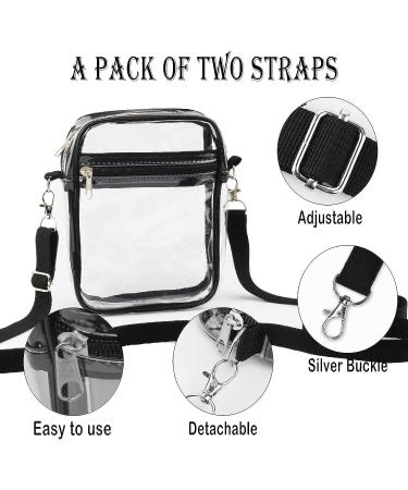 WEDDINGHELPER Clear Crossbody Purse with Inner Pocket - Stadium Approved for Concerts, Festivals, Sports Events - Buy Online on SooperMarket.com