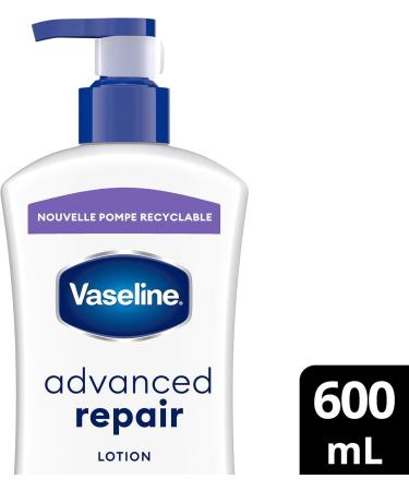 Vaseline Intensive Care Advanced Repair Lightly Scented Body Lotion for extremely dry skin with 48H Moisture + Ultra-Hydrating Lipids 600 ml Unscented 600 ml (Pack of 1) - Buy Online on SooperMarket.com