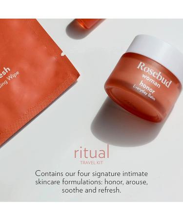 Rosebud Woman Ritual Travel Kit - 4 Piece Set for Ultimate Wellness On the Go - Buy Online on SooperMarket.com