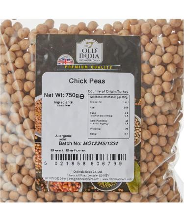 Old India Chick Peas 750g - Premium Quality, 100% Natural (Pack of 1) - Buy Online on SooperMarket.com
