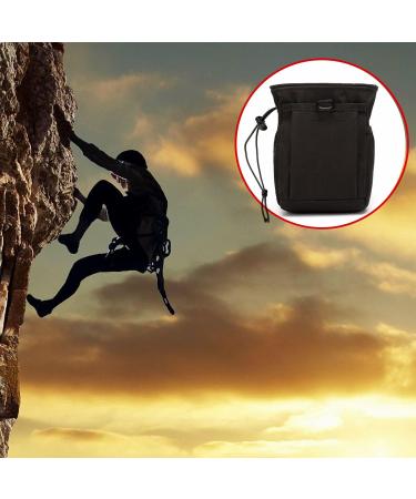 Climbing Chalk Bag with Quick-Clip Belt and 3 Pockets | Rock Climbing & Gymnastics Equipment - Buy Online on SooperMarket.com