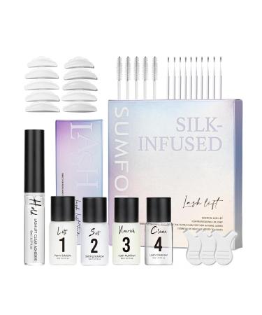 Eyelash Lift Kit Brow Lamination 2 in 1 Kit Semi-Permanent Curling Eyelash Perm Kit Salon-Quality Lash Lifting with Safe and Effective Result Lash Perm Kit Suitable for Salon and Home Use