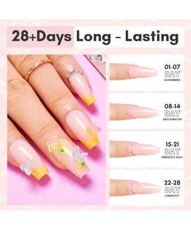 Makartt Poly Nail Gel 50ML Gel Builder for Nails Light Nude Pink Gel Nail Extension Nail Strengthener Hard Gel Color Gel Nail Art Design Multifunctional for Home DIY Salon -Peach - Buy Online on SooperMarket.com
