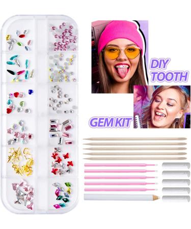 Buy NIKTULE DIY Crystal Tooth Sets - Complete Disch-Edelstein Collection for Men & Women | International Shipping Available - Buy Online on SooperMarket.com