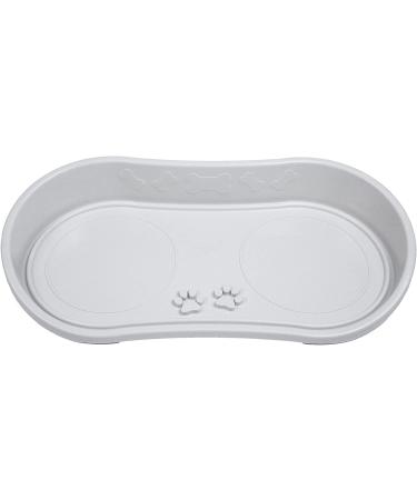 Petmaker 8.5-Inch Tall Dog Bowl Stand with Splash Guard for Large Dogs and Cats - Buy Online on SooperMarket.com