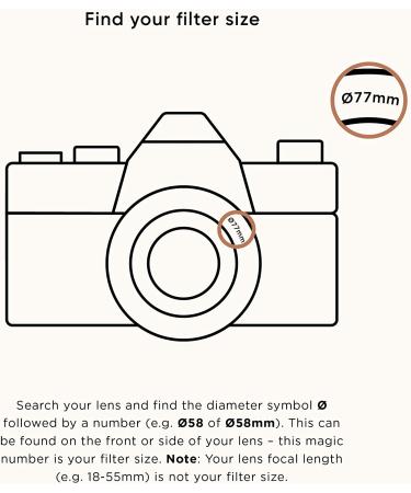 Urth 77mm Lens Filter Kit - UV, CPL, ND8, ND1000 | 77mm Screw-in | Plus+ Series - Buy Online on SooperMarket.com