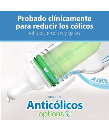 Dr. Brown's Natural Flow Anti-Colic Options+ Narrow Baby Bottle Gift Set with Bottle Brush and Silicone Pacifier - Newborn Essentials - Buy Online on SooperMarket.com