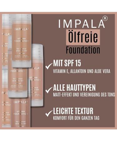 Impala Oil-Free Make-Up Primer No. 05 | Silky Shine Finish | Light & Oil-Free | SPF15 Vitamin E & Aloe | For All Skin Types | 30ml - Perfect for International Shipping - Buy Online on SooperMarket.com