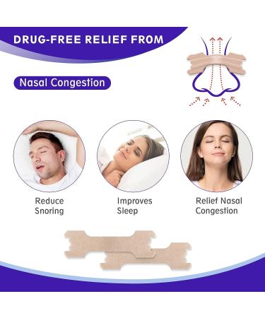 Anti Snoring Nasal Strips 120 Pcs - Reduce Snoring, Improve Sleep & Relieve Nasal Congestion - Buy Online on SooperMarket.com