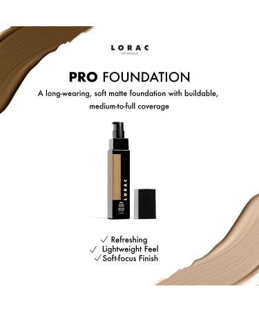 LORAC PRO Soft Focus Foundation Shade 3 - Longwear Formula - Buy Online on SooperMarket.com