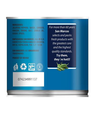 San Marcos Whole Jalape o 11 Oz - Pack of 12 | Authentic Flavor in 11 Ounce Jar - Buy Online on SooperMarket.com