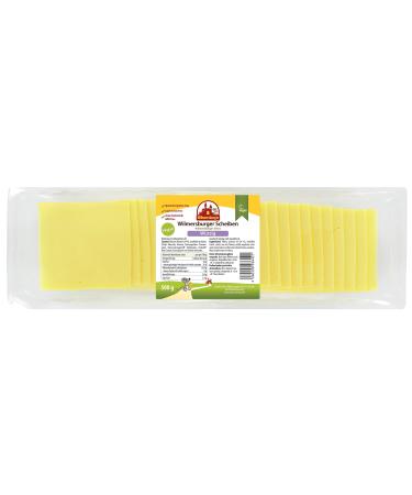 Wilmersburger Vegan Cheese Slices spicy 24 % fat 500 g pack