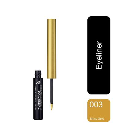 Shop Manhattan Wonder'Proof Eyeliner Limited Edition - 24H Waterproof High Pigment Color 003 Shiny Gold (3-Pack) - International Shipping Available - Buy Online on SooperMarket.com