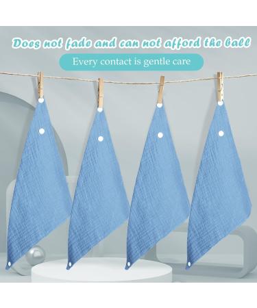 WD&CD 4-Piece Triangle Baby Dribble Bibs | Adjustable Buttons | Soft & Absorbent for Boys & Girls - Buy Online on SooperMarket.com