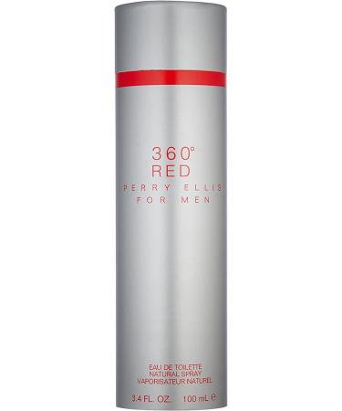 Perry Ellis 360 Red for Men 3.4 fl oz EDT - Masculine Fragrance in Gray Bottle - Buy Online on SooperMarket.com