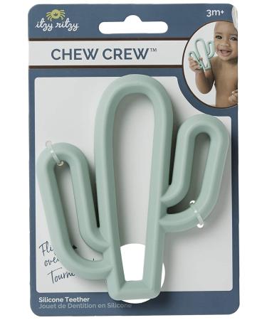 Itzy Ritzy Silicone Baby Teether  BPA-Free Infant Teether with Easy-to-Hold Design and Textured Back Side to Massage and Soothe Sore  Swollen Gums  Cactus - Buy Online on SooperMarket.com