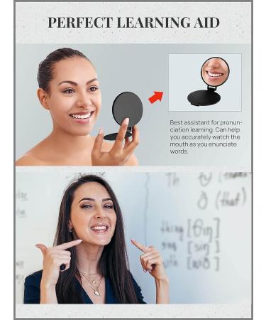 Getinbulk Compact Mirror Bulk Set of 24 - Round Makeup Mirror for Purse (White) | Pack of 24 - Buy Online on SooperMarket.com