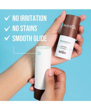 MAGSOL Plastic-Free Natural Deodorant for Women - 100% Aluminum Free Baking Soda Free Plastic Free - 2.8 oz Patchouli - Buy Online on SooperMarket.com