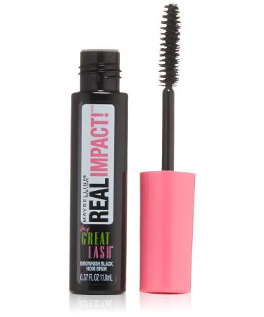 Maybelline New York Great Lash Real Impact Washable Mascara  Brownish Black  0.37 Fluid Ounce Brownish Black 0.37 Fl Oz (Pack of 1)