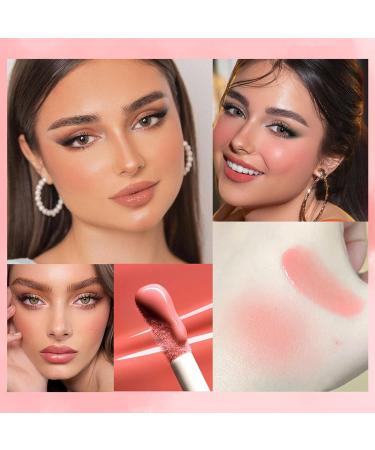 Long-Lasting Matte Liquid Blush #03 - Lightweight, Breathable Cream Cheek Blush - Smudge-Proof & Easy to Blend - Natural Look - 1 Count - Buy Online on SooperMarket.com
