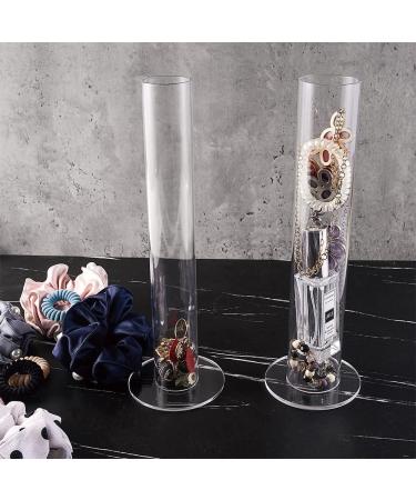 Pangkeep Acrylic Scrunchie Holder - 2Pcs Hair Tie Organizer & Display Stand for Teen Girls - Buy Online on SooperMarket.com