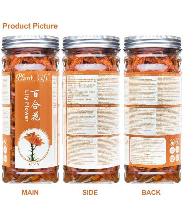 100% Pure Natural Lily Tea - Organic Dried Premium Lilies 35g | Health Benefits & International Shipping - Buy Online on SooperMarket.com