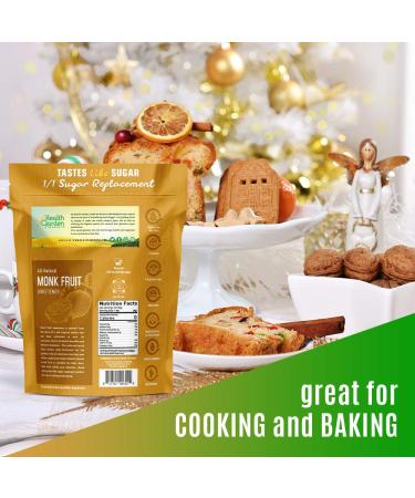 Health Garden Monk Fruit Sweetener Classic - Non GMO, Gluten Free, Sugar Substitute - Kosher, Keto Friendly (3 lbs) - Buy Online on SooperMarket.com