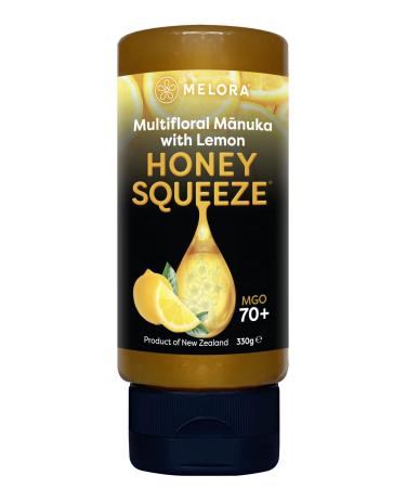 Melora 100% Pure & Certified M nuka Honey Squeeze Bottles (Lemon)