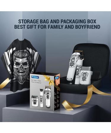 BESTBOMG Professional Hair Clippers for Men | Electric Beard Trimmer Kits & Sets | Ceramic T-Blade Shavers for Barbers & Gifts - Buy Online on SooperMarket.com