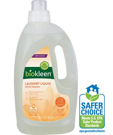 Biokleen Laundry Liquid Citrus Essence 64 fl oz (1.89 L)