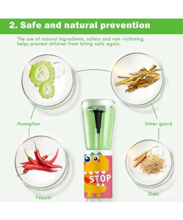 DASHIELL Nail Biting Prevention Nail Bite Stopper Thumb Sucking Solution Nail Care - Long-Lasting Finger Sucking Guard Prevention No Bite Nail Polish Safe for Kids - Buy Online on SooperMarket.com