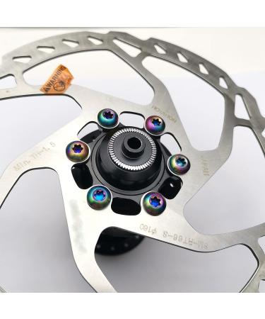 12pcs M5 * 10mm Titanium Rotor Bolt Kit for MTB Disc Brake Rotor - Rainbow Color - Buy Online on SooperMarket.com