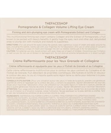 The Face Shop Pomegranate & Collagen Volume Lifting Eye Cream - 1.69 Fl Oz - Buy Online on SooperMarket.com