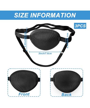 YEXEXINM 3pcs Upgrade Dog Eye Patch Premium Dog Single Eyepatch Protective Eye Cover for Small Medium Large Dogs Cats with Eye Injuries and Wounds - Buy Online on SooperMarket.com