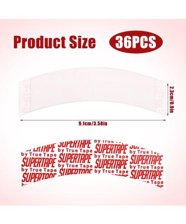 lasuroa 36pcs Double Sided Wig Tapes Extra Strong for Lace Wigs Waterproof Front Toupee Tape Thin and Light Comfortable Lace Tape for Hair Extension (White) - Buy Online on SooperMarket.com