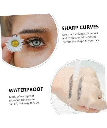 Beavorty 10pcs Imitation Eco Eyebrow Sticker Stickers Imitation Eyebrow Sticker Black Eyebrows 3d - Buy Online on SooperMarket.com