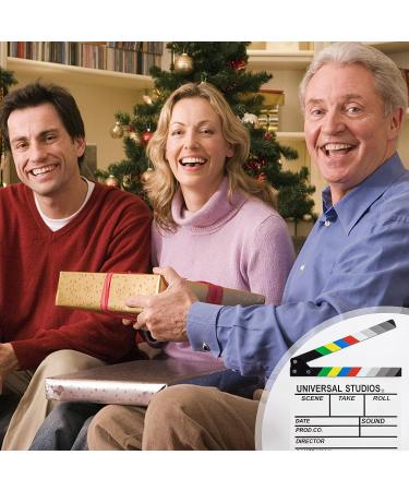 MCPINKY White Wooden Clapper Board - Rainbow Film Slate for Director Props - Buy Online on SooperMarket.com