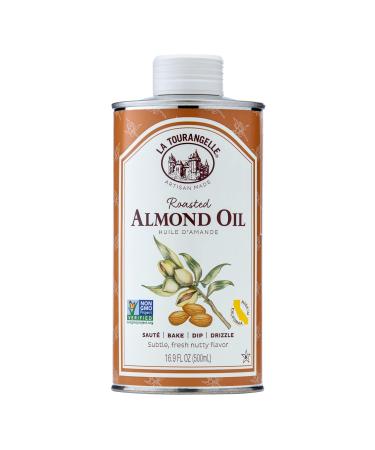 La Tourangelle, Roasted Almond Oil, Artisanal Cooking Oil Rich in Vitamins E, B, and P, Bake, Cook, and Whisk into Marinades and Vinaigrettes, 16.9 fl oz Roasted Almond 16.9 Fl Oz (Pack of 1)
