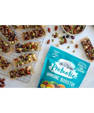 Nature's Garden Probiotic Immune Snack Packs - Mixed Nuts with Heart Healthy Omega-3, Vitamin D, Cranberries, and Cherries - 24 Individual Servings for Immune Boost and Family Snacking - Buy Online on SooperMarket.com