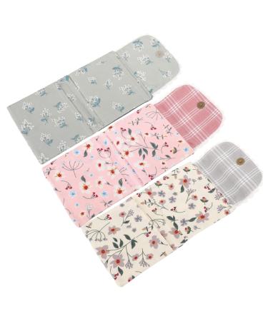 Anneome 3pcs Napkin Storage Bag Napkin Storage Pouch Period Pouch First Period Bag Makeup Bag Organizer Small Bag Organizer Purse Organizer Bags Pad Pouch Bags