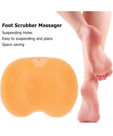 Premium Shower Foot Scrubber | Large Suction Cup Cleaning Mat for Foot Care & Exfoliation - Buy Online on SooperMarket.com