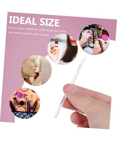 NOLITOY 400 Pcs Lip Brush Set | Disposable Lip Gloss & Eyeshadow Applicators | Pink Crystal Handle Makeup Brushes - Buy Online on SooperMarket.com
