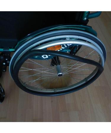 Wheelchair Push Rim Covers 24-Inch Silicone Hand Push for Sports Wheelchairs Wear-Resistant Grip Enhancer Easy to Clean Non-Slip.(Yellow) - Buy Online on SooperMarket.com