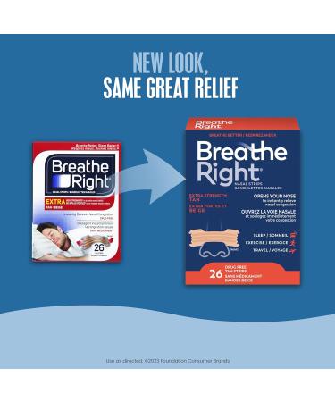 Breathe Right Extra Tan 26ct - Buy Online on SooperMarket.com