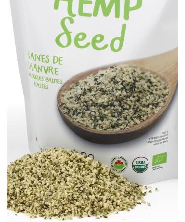 ONEROOT Organic Raw Shelled Hemp Seeds (Hemp Hearts) Non-GMO Gluten Free Plant-Based Protein Omega-3 Omega-6-1kg (2 Pack) - Buy Online on SooperMarket.com