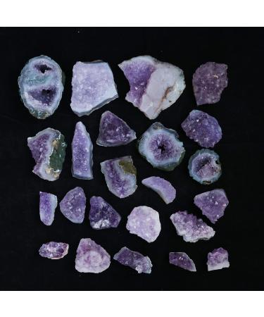 Meditation Gift Natural Amethyst February Birthstone Rough Home Decor (Size : 400-450g) - Buy Online on SooperMarket.com