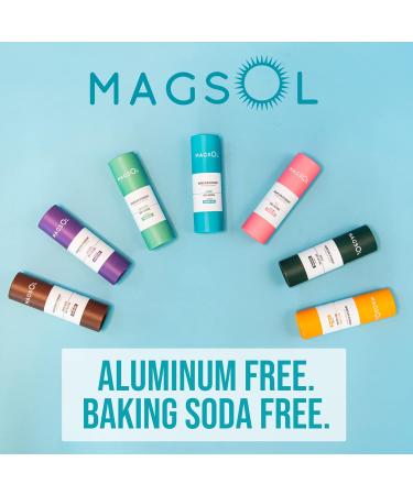 MAGSOL Plastic-Free Natural Deodorant for Women - 100% Aluminum Free Baking Soda Free Plastic Free - 2.8 oz Patchouli - Buy Online on SooperMarket.com