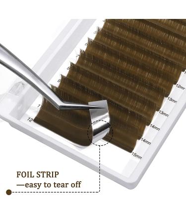 QUEWEL Easy Fan Brown Volume Lash Extensions 0.07 D 9-16mm | Self Fanning 2D-10D Volume Eyelash Extensions - Buy Online on SooperMarket.com