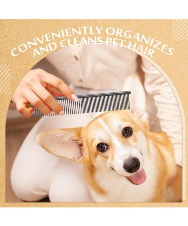 Boao Stainless Steel Pet Comb for Dogs & Cats - Perfect for All Sizes & Hair Types | Durable Rounded Teeth for Gentle Grooming - Buy Online on SooperMarket.com