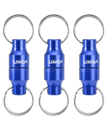 Lixada Magnetic Net Release Holder Keeper Magnet Clip Landing Net Connector for Fishing and Flight 3pcs
